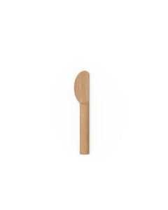 Wooden handmade knife suitable for butter, spreads and pates