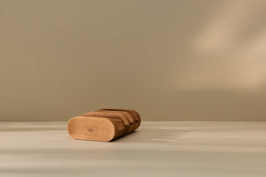 Wooden cutting board holder