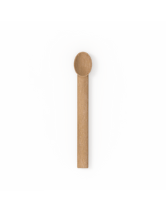 Small wooden handmade spoon