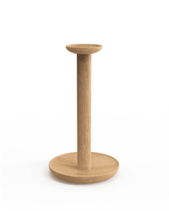 Wooden paper towel holder