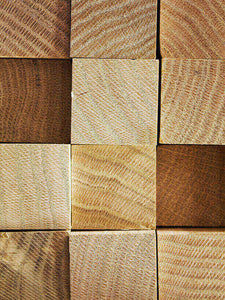 Blocks of timber